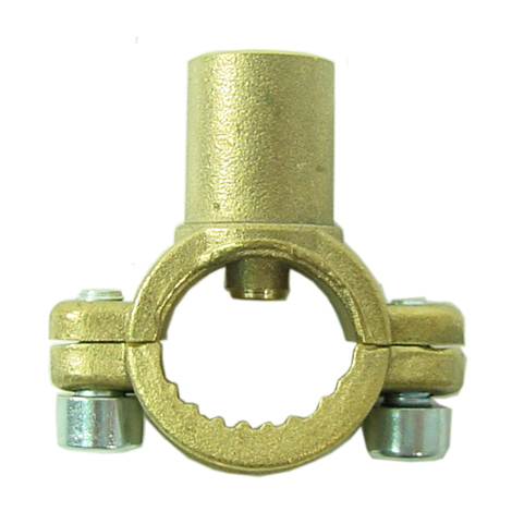 Portagetto in ottone diam 21 mm - filetto 1/4? completo per pompa irrorazione