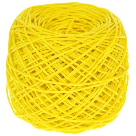 2 mm - 1 kg circa tubicino giallo gomitolo filo lega vite legaccio piante