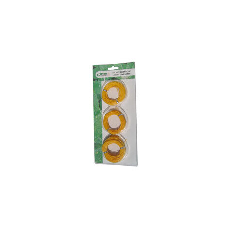 Set 3 tubicino pvc 1.2mmx15ml giallo