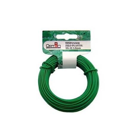 Dispenser filo plastificato rilegatura piante giardino lunghezza mt 30 diametro 1,4 mm