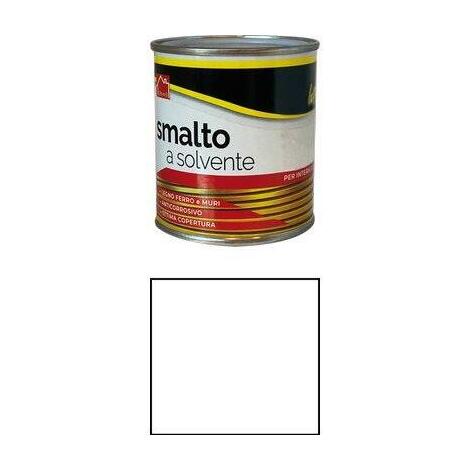 Smalto  a  solvente  hand - Bianco  lucido  ral  9010  ml  125