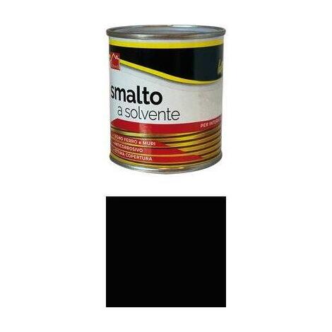 Smalto  a  solvente  hand - Nero  lucido  ral  9005  ml  125