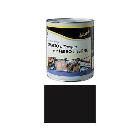 Smalto  acqua  hand - Nero  grafite  lucido  ral  9011  ml  750