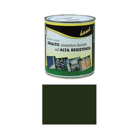 Smalto  a  solvente  hand - Verde  bottiglia  ral  6007  ml  125