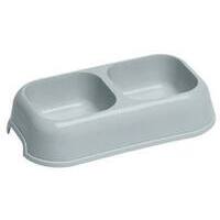 Ciotola doppia x cani e gatti party ferplast - Lt 0,7 cm 26,5x15 h.cm 5,6