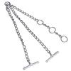 Legame prussiano 3 capi - Acciaio zincato n� 25 mm 7 cf=pz 6