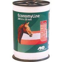 Fettuccia  x  elettrorecinzione  kerbl - Fili  acciaio  inox  4  mm  20  mt  200