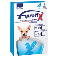 Antiparassitario  fipratix  cane  formevet - Kg    1,5/  4  cf=pipette  4