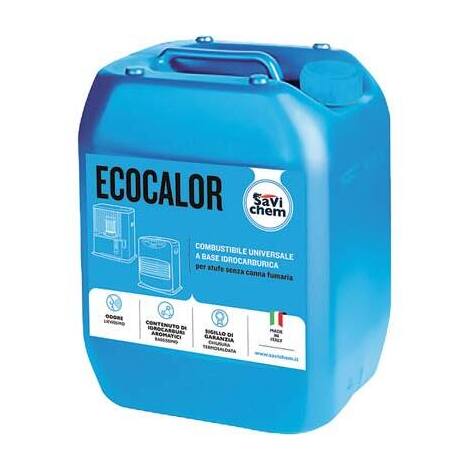 Combustibile  x  stufa  radiante  ecocalor - Tappo  blu  lt  18