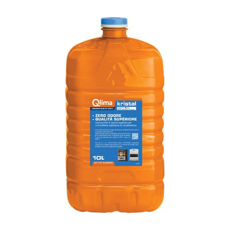Combustibile stufa radiante kristal qlima pallet - Tappo blu lt 10 cf=pz 72