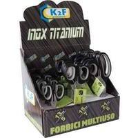 Forbice  multiuso  effe  expo - Acciaio  al  titanio  cf=pz  18