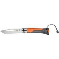 Coltello  opinel  08  outdoor - Mm  85  pp  arancione/grigio