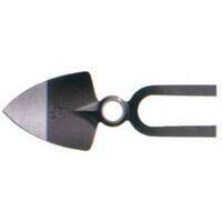 Zappa cuore bidente occhio tondo 229a bellota - Acciaio forgiato gr 525 mm 110x310 sm.mm 32