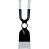 Zappa bidente occhio tondo 228 stars - Acciaio forgiato gr 600 mm 80x310 sm.mm 31
