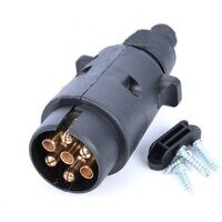 Spina a 7 vie in plastica 12V