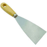 Spatola per stucco lama inox manico in legno 60 mm