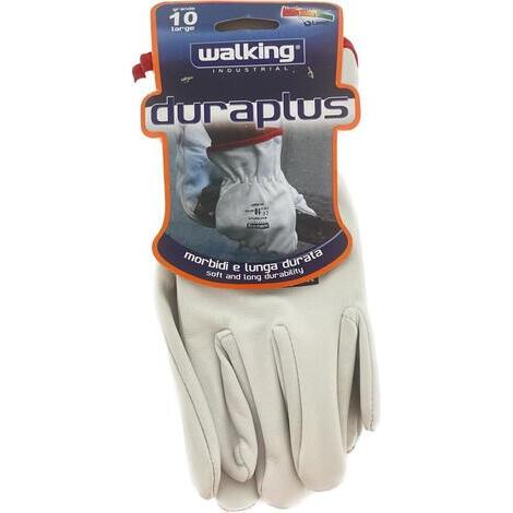 Guanto Duraplus tg. 10 pelle primo fiore morbidi e di lunga durata