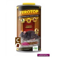 Esca topicida in forma di grano ZEROTOP pronta all'uso 1,5 kg gusto cacao per topi e ratti