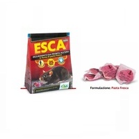 Esca topicida in forma di pasta fresca ESCA pronta all'uso 150 gr 25ppm per topi e ratti