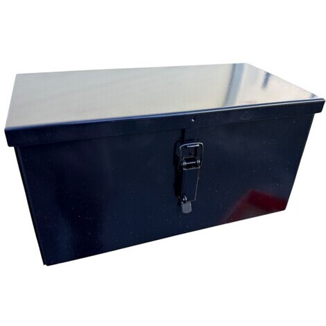 Cassetta porta attrezzi 280x140 H 140 mm nero lucido portalucchetto