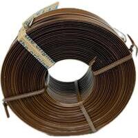 Piattina animata matic tiefix - Pvc marrone x legatrice MT 200 tipo PELLENC