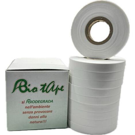 5 Rotoli Nastro Per Legatrice Piante - Blu, 1.1 Cm X 30 M, Per Orto E Viti