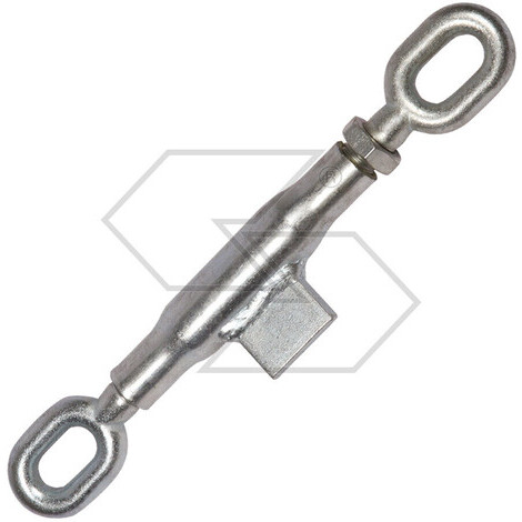 Manicotto completo con piastrino saldato tenditore ad asola D.18X2,5