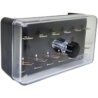 Scatola portafusibile a 6 vie con coperchio trasparente