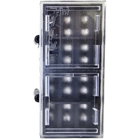 Portafusibile lamellare a 12 vie con coperchio trasparente