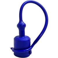 Tappo di protezione parapolvere blu per innesto rapido a valvola da 1/2 maschio made in Italy