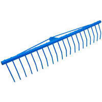 Rastrello da fieno 20 denti rinforzato e verniciato senza manico