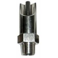 Abbeveratoio per suini in acciaio e ottone diametro esterno 25 mm filettatura 1/2