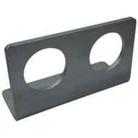 SUPPORTO PIASTRA DI FISSAGGIO PER 2 INNESTI RAPIDI PUSH PULL