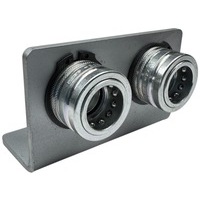 SUPPORTO PIASTRA DI FISSAGGIO CON 2 INNESTI RAPIDI PUSH PULL