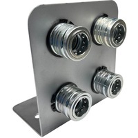 SUPPORTO PIASTRA DI FISSAGGIO CON 4 INNESTI RAPIDI PUSH PULL