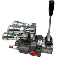 Distributore oleodinamico per trattore 2 leve doppio effetto 3/8