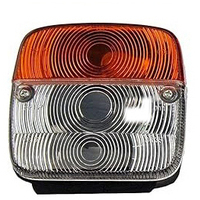 Fanale direzione/posizione lato universale per rimorchio trattore 109x103x50 mm SENZA LAMPADINE