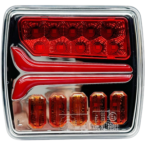 Fanale posteriore a Led 12-24V Sinistro 110,2x102,6x40,1 mm