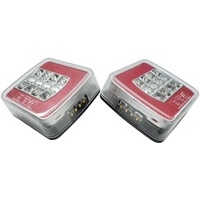 Kit Fanali posteriori Dx e Sx Led 12-24V con luce di posizione, indicatore di direzione, stop, luce targa IP67, E4