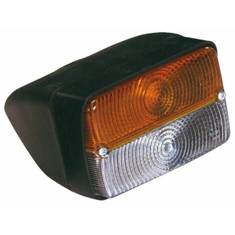 Fanale direzione e posizione dx o sx con base sagomata inclinata a 22 SENZA LAMPADINE