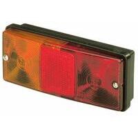 Fanale posteriore alogeno dx o sx 160x68 mm SENZA LAMPADINE