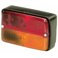 Fanale posteriore alogeno dx o sx 120x80 mm posizione, direzione, stop SENZA LAMPADINE