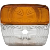 Rodovetro lente di ricambio per fanale anteriore direzione e posizione Dx o Sx 108x103 mm