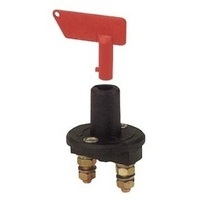 Interruttore staccabatteria manuale con chiave estraibile 100 A