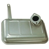 Marmitta per motore Minarelli rif. I190 attacco dritto diametro 32 mm