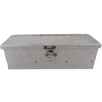 Cassetta porta attrezzi per trattore 300x90x95 mm in lamiera piegata e saldata