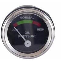 Manometro pressione olio motore dima 52 mm filetto femmina 3/8 UNF 0-7 bar