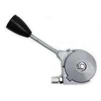 Manettino acceleratoreper trattore in alluminio lato sinistro lunghezza 200 mm lunghezza leva 110 mm