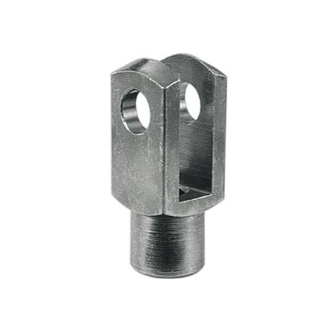 Forcella per tiranti con foro filettato diametro foro 6 mm filetto M6 lunghezza 43 mm