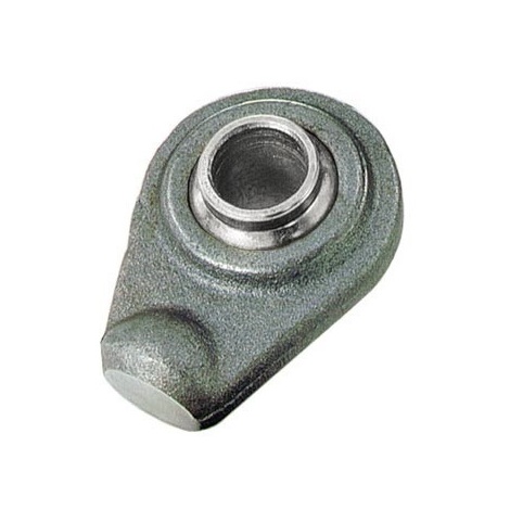 Supporto rotula sferica per terzi punti e martinetti Diametro interno 19 mm altezza rotula 44 base spianata